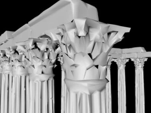 historic centre of vora 3D Model