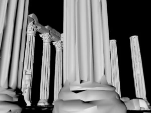 historic centre of vora 3D Model
