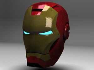 iron man helmet 3D Model