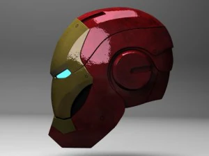 iron man helmet 3D Model