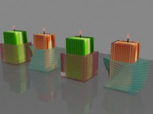 sweet candles 3D Model