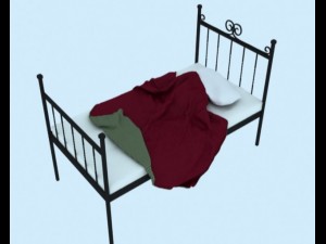 bed 3D Model