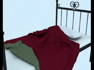 bed 3D Model