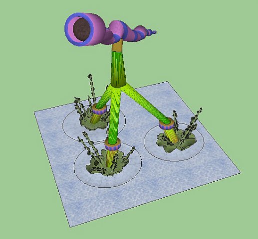 lunar telescope Modello 3D .c4d .max .obj .3ds .fbx .stl .blend