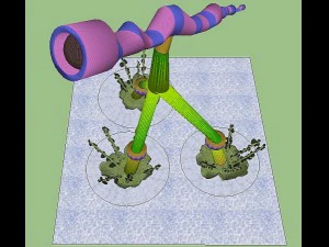 달 망원경 3D 모델