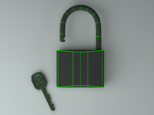 lock ifam Modelo 3D