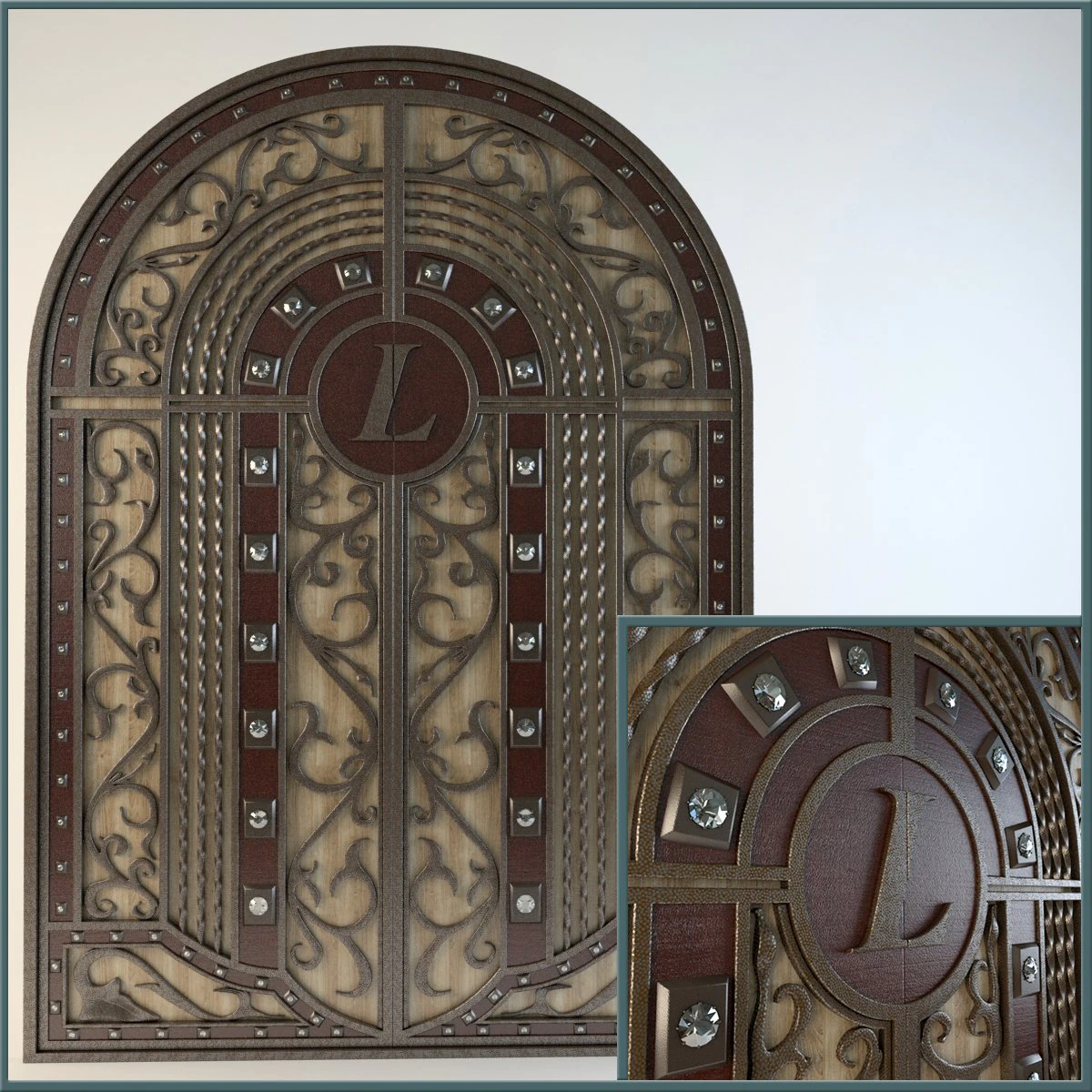 gate 3D Model .c4d .max .obj .3ds .fbx .stl .blend 
