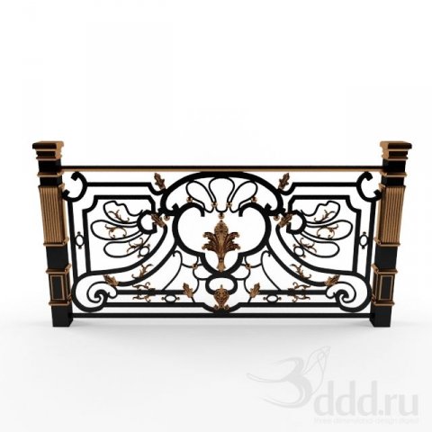 fence 3D Model .c4d .max .obj .3ds .fbx .stl .blend 