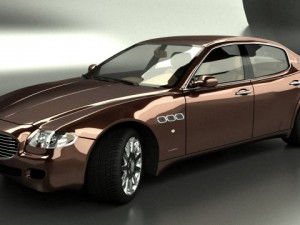 maserati quattroporte 2004 3D 모델