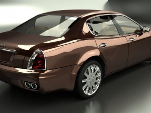 maserati quattroporte 2004 3D Model