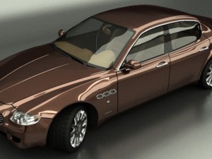 maserati quattroporte 2004 3D Model