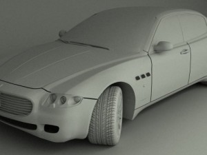 maserati quattroporte 2004 3D Model