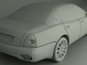 maserati quattroporte 2004 3D Model