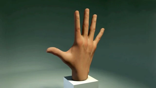hand 3D Model .c4d .max .obj .3ds .fbx .stl .blend