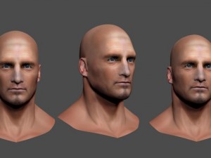 generic male face 3D Model