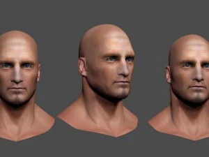 generic male face 3D Model