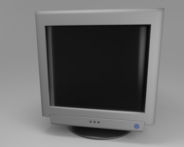compaq 9500 monitor 3Dモデル .c4d .max .obj .3ds .fbx .stl .blend 