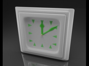 ceramic clock Model 3D