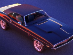 dodge challenger Modelo 3D
