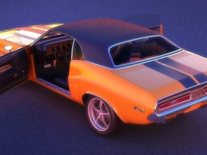 dodge challenger Modelo 3D