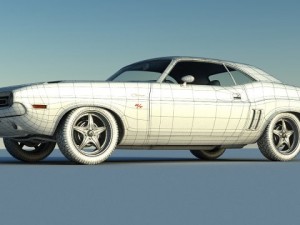 dodge challenger Modelo 3D