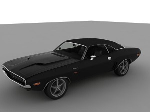 dodge challenger Modelo 3D
