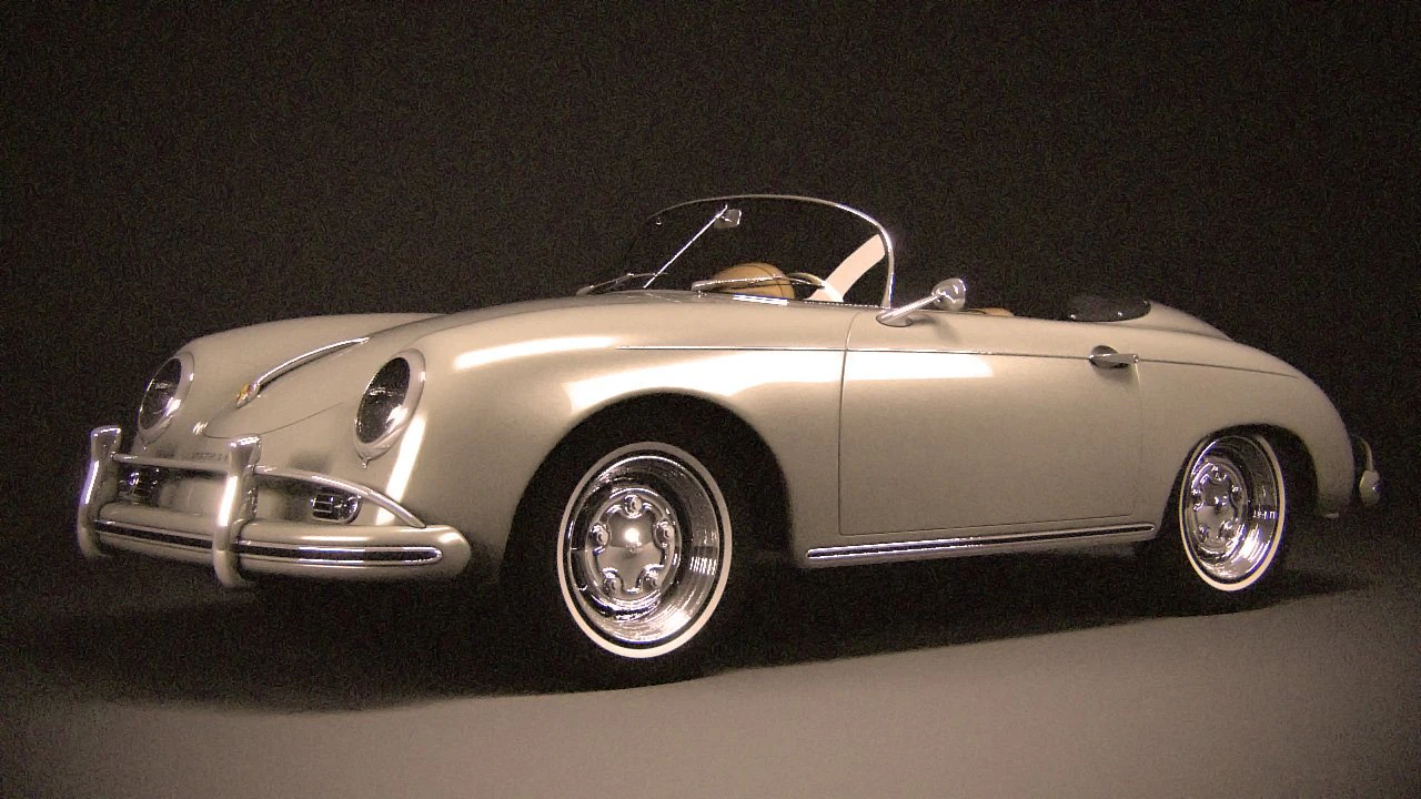 porsche 356a 3D Model .c4d .max .obj .3ds .fbx .stl .blend
