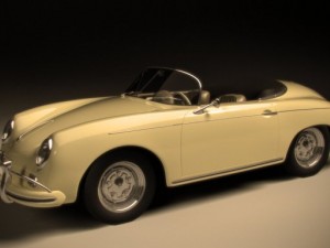 porsche 356a Model 3D