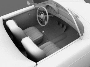 porsche 356a 3D Model