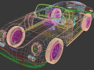 porsche 356a 3D Model