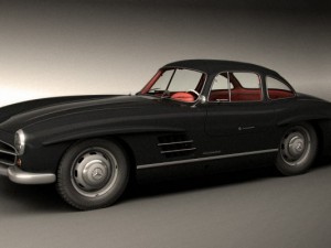 mercedes benz 300 sl gullwing 3D Модель