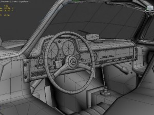 mercedes benz 300 sl gullwing 3D Модель