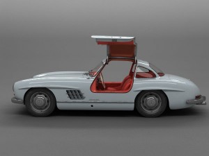 mercedes benz 300 sl gullwing 3D Модель