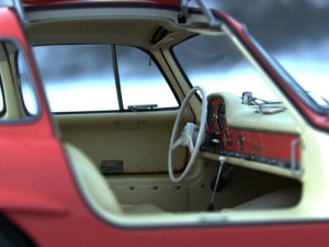 mercedes benz 300 sl gullwing 3D Модель