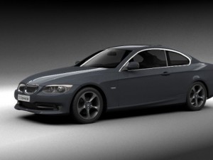 bmw 3 series e92 coupe 2011 3D Модель