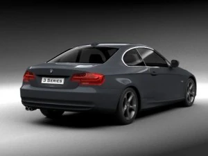 bmw 3 series e92 coupe 2011 3D Model