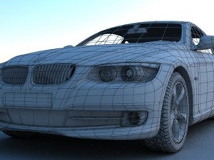 bmw 3 series e92 coupe 2011 3D Modell