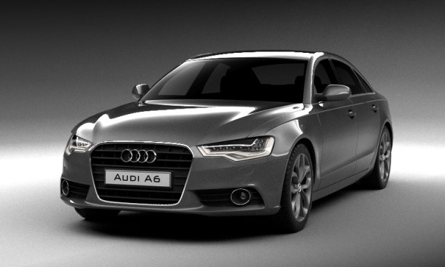 audi a6 c7 2012 3D Model .c4d .max .obj .3ds .fbx .stl .blend 