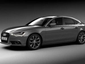 audi a6 c7 2012 3D Model