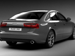 audi a6 c7 2012 3D Model