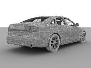 audi a6 c7 2012 3D Model