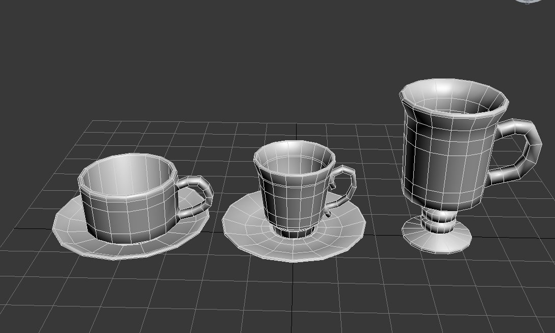 Color Coffee Mugs Free 3d Model - .Blend, .C4d, .Dae, .Fbx, .Max - Open3dModel
