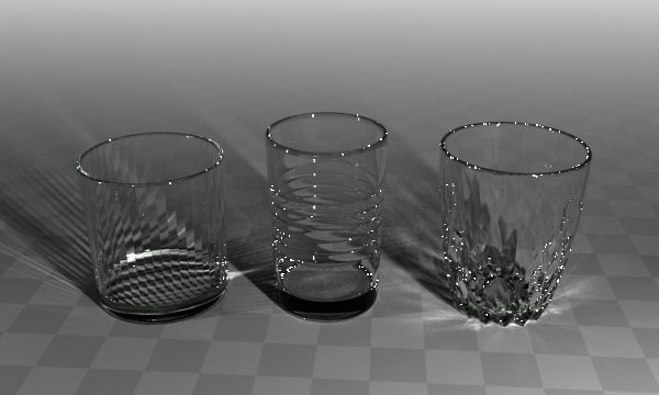 drinking glasses 3D Model .c4d .max .obj .3ds .fbx .stl .blend 