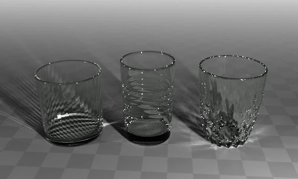 drinking glasses 3D Model .c4d .max .obj .3ds .fbx .stl .blend 