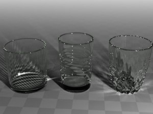 drinking glasses 3D Модель