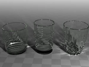 drinking glasses 3D Model