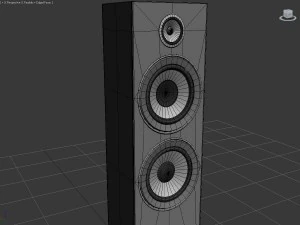 스피커 3D 모델