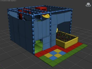 childrens play area 3D Model