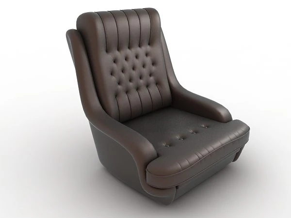 armchair 3D Model .c4d .max .obj .3ds .fbx .stl .blend