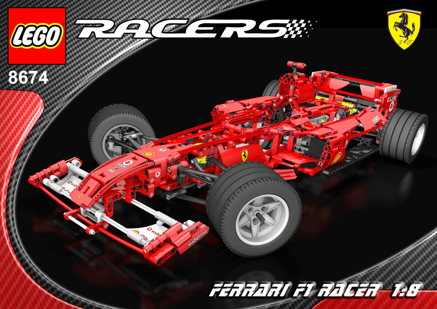 lego 8674 f1 racers 3D Model .c4d .max .obj .3ds .fbx .stl .blend 